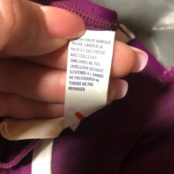 American Eagle Plum Colored Bathing Suit Top - Picture 5 of 5